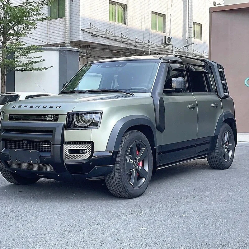 High Quality ABS Wheel Eyebrow Wheel Arch Protector Decor Kit For Defender 110 2020-2023 Scratch Proof view 3