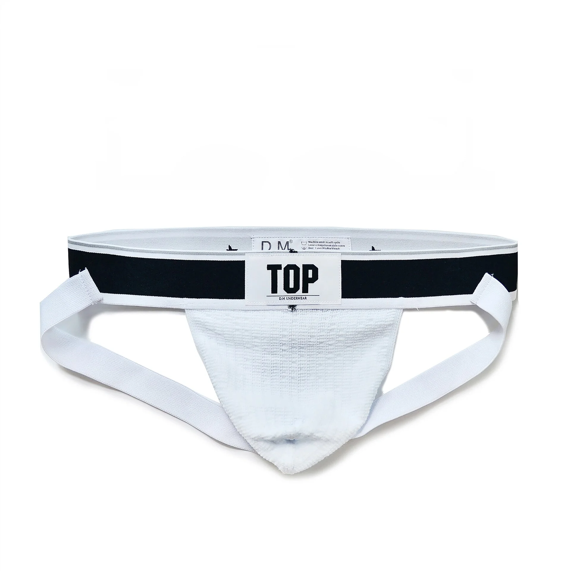 Men\'s Low Waist Sexy Panties Letters Shorts Nylon Quick Dry Breathable Transparent Thong