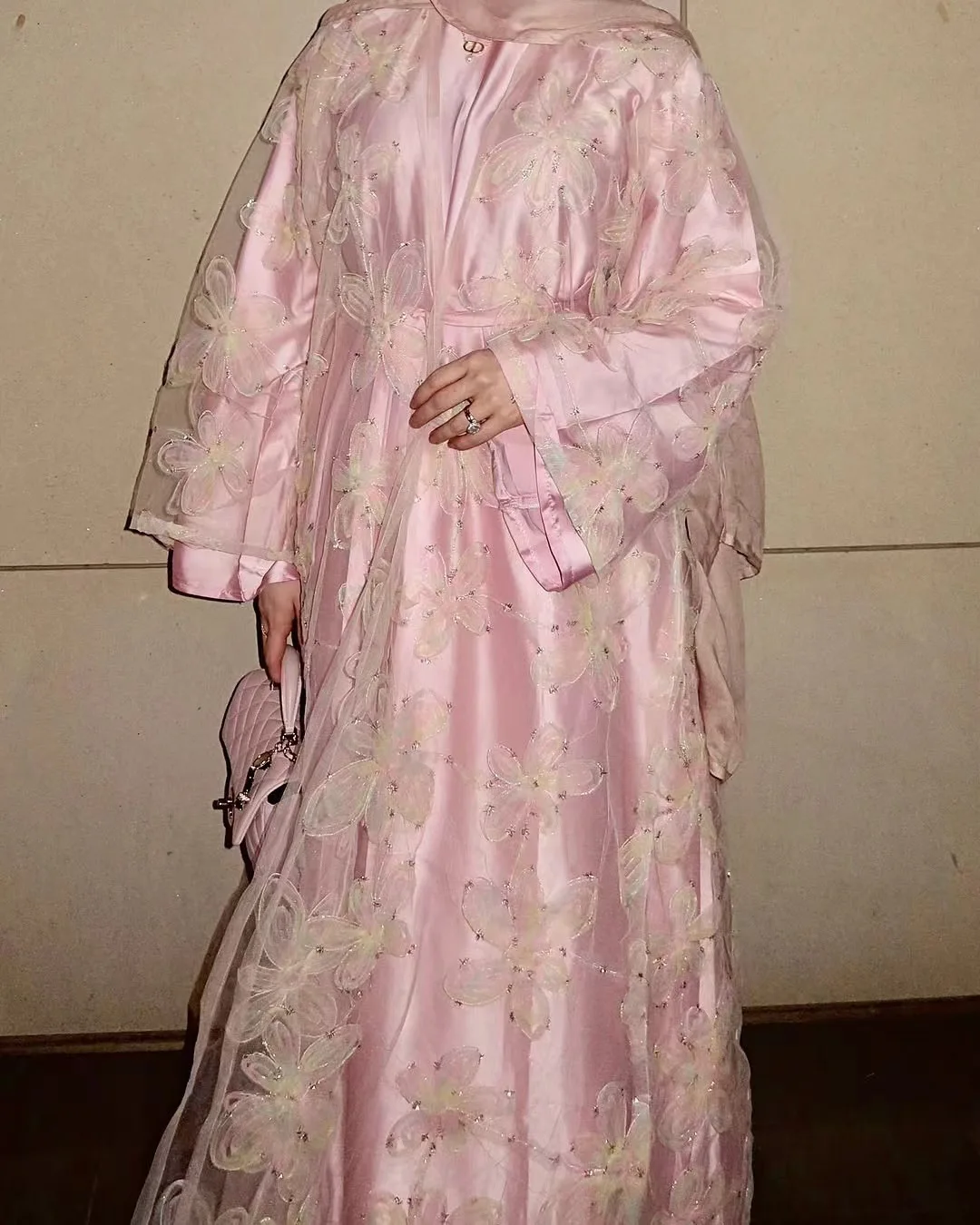 

Ramadan Muslim Women Embroidery Kimono Cardigan Dubai Open Abaya Islam Clothing Turkey Kaftan Kebaya Caftan Marocain Femme Robe