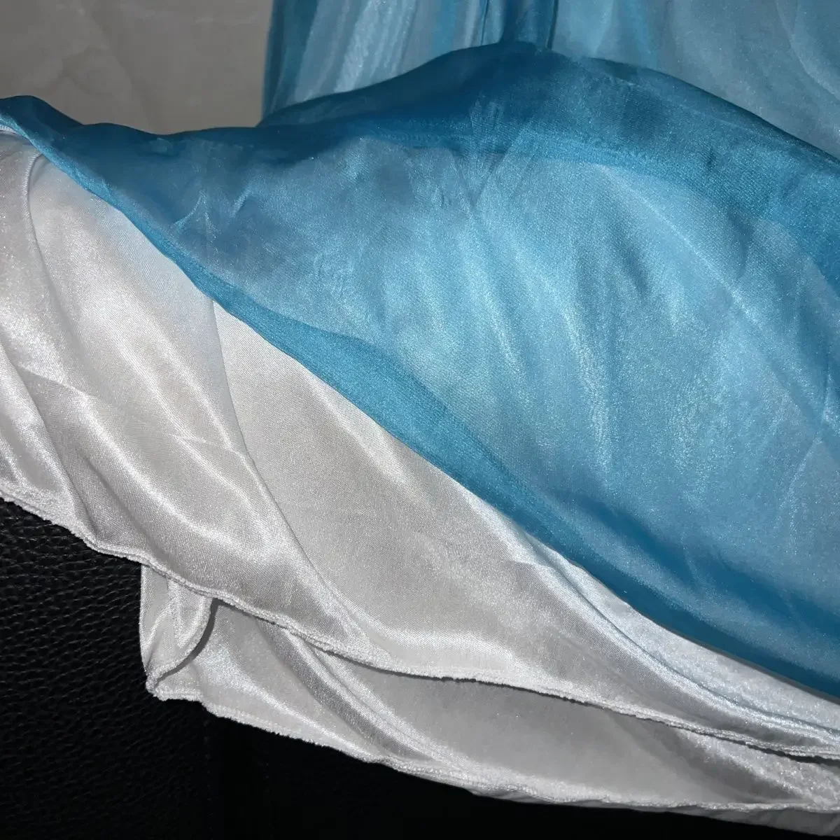 2 camadas fora de seda gelo brilhante ultra longo vestido de manhã outono inverno sleepwear quimono sexy guarnição camisola noiva homewear