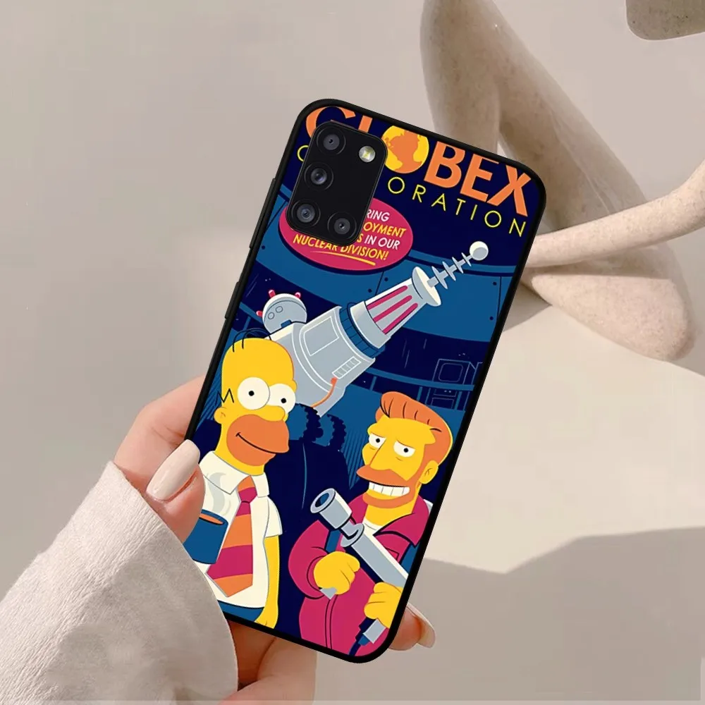 Cartoon Cute S-Simpsons Phone Case For Samsung A 10 11 12 13 20 21 22 30 31 32 40 51 52 53 70 71 72 73 91 13 Shell