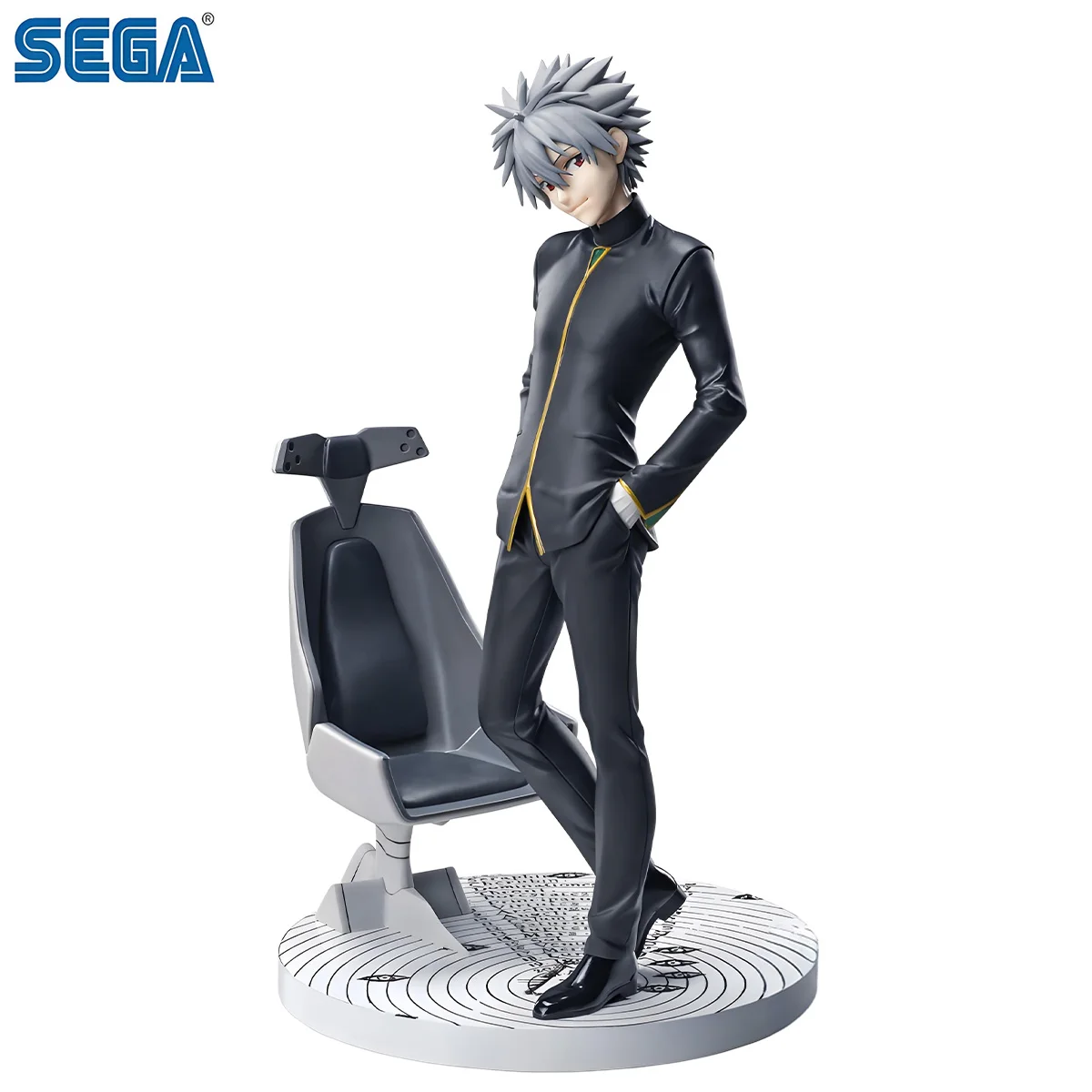 SEGA Luminasta Evangelion: 3,0 + 1,01 Thrice A Time Nagisa Kaworu Commander ropa Anime figuras de acción modelo colección juguete