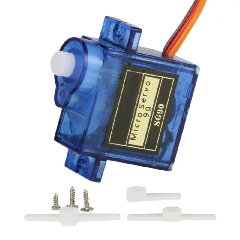 Servo SG90 180/360 degrés, servo numérique, télécommande, avion à aile fixe, modèle d'avion, véhicule télécommandé contrôlable