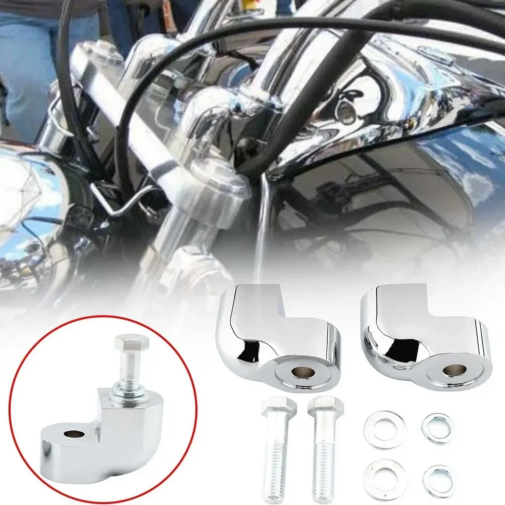 

Алюминиевые кронштейны-удлинители руля для мотоцикла (1 дюйм/25 мм), адаптеры-переходники, зажимы для Honda VTX1300C 2004-2009