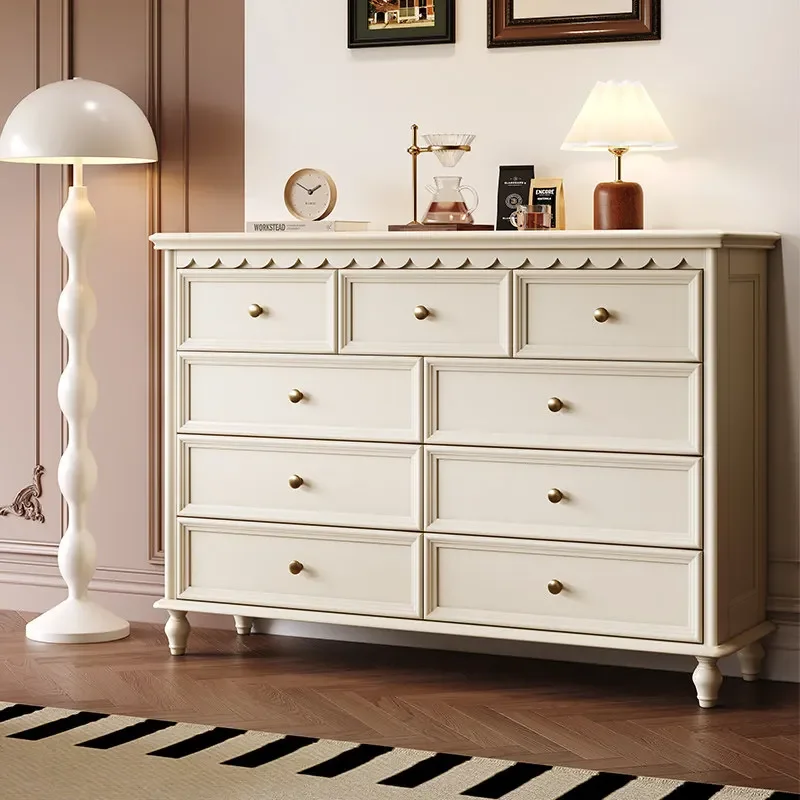 Solid wood locker, storage cabinet, Jianmei bedroom nine-bucket cabinet, living room seven-bucket cabinet