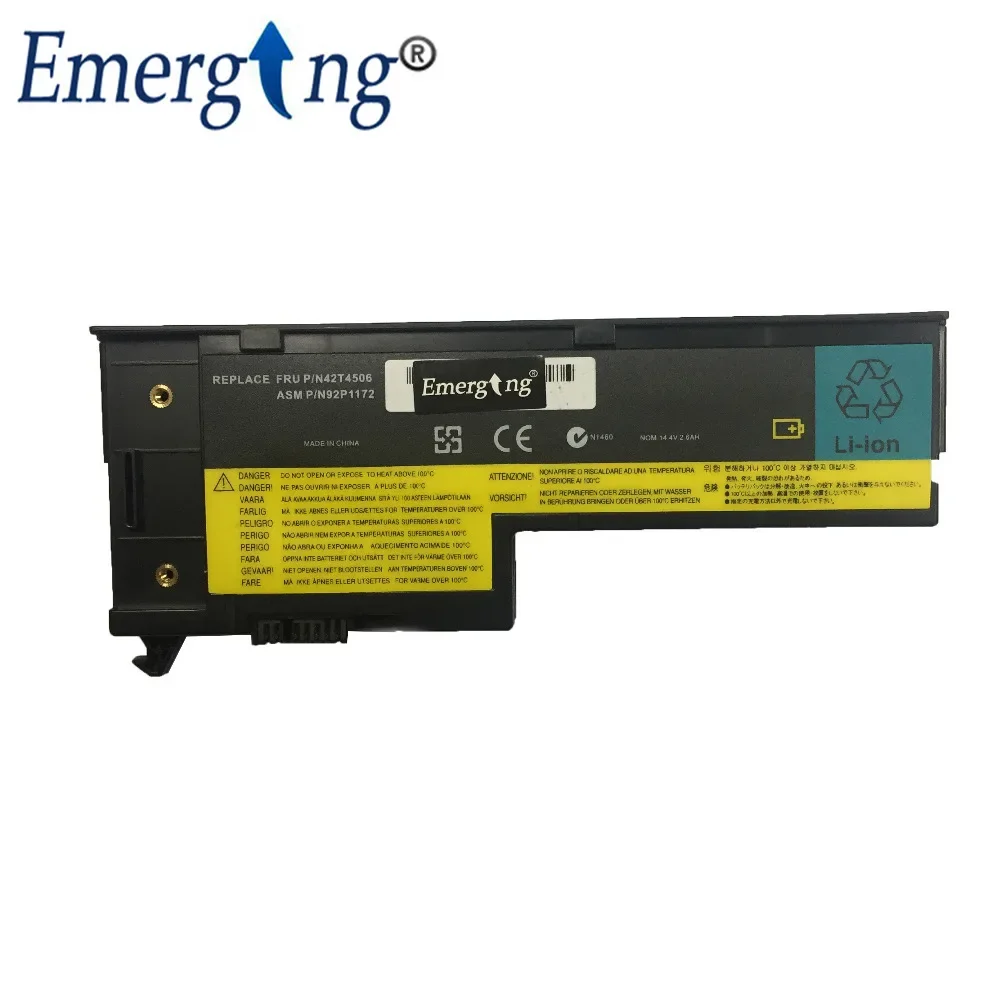 4Cell 14.4v 2600mah Korea Cell New Laptop Battery for lenovo x61 x60 x60s x61s