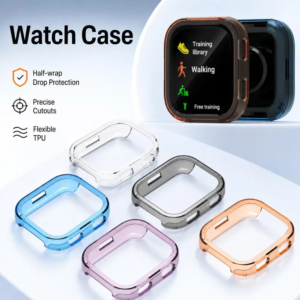 For AMAZFIT BIP MAX Watch Case Anti Scratch Watch Protective Shell Bumper Smart Watch Protector Frame Accessory