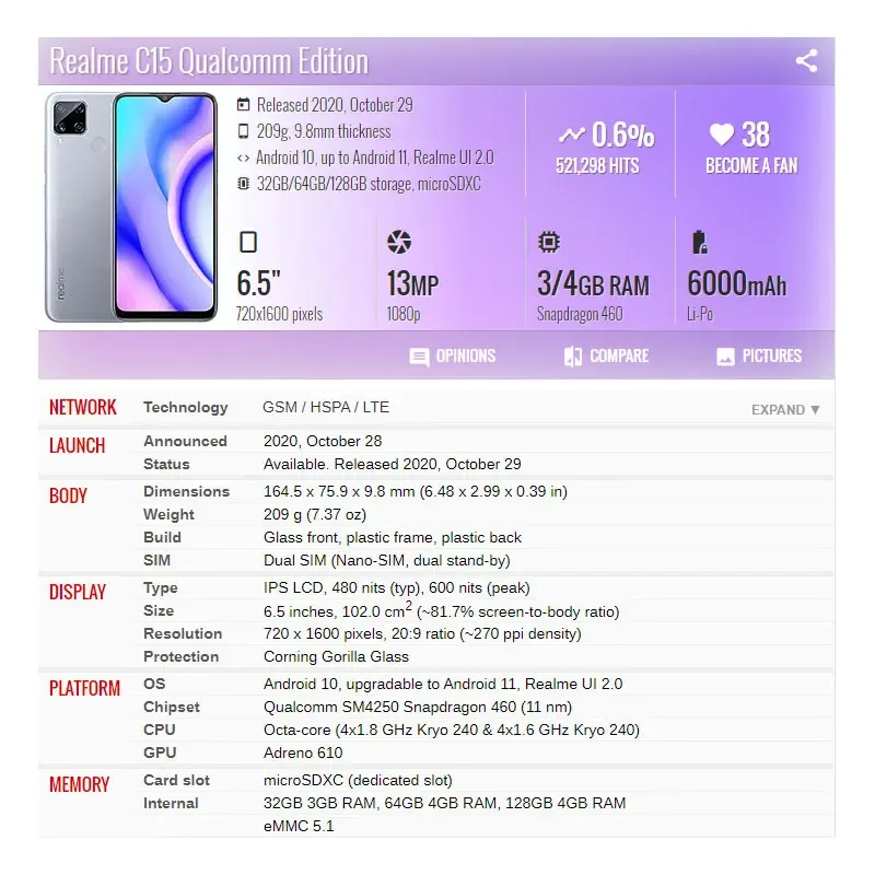 Cristal exterior de 10 piezas para Realme, C25Y, C25, C21Y, C21, C20, C15, C12, C11, 2021, C3i, C3, C1, pantalla táctil LCD + OCA