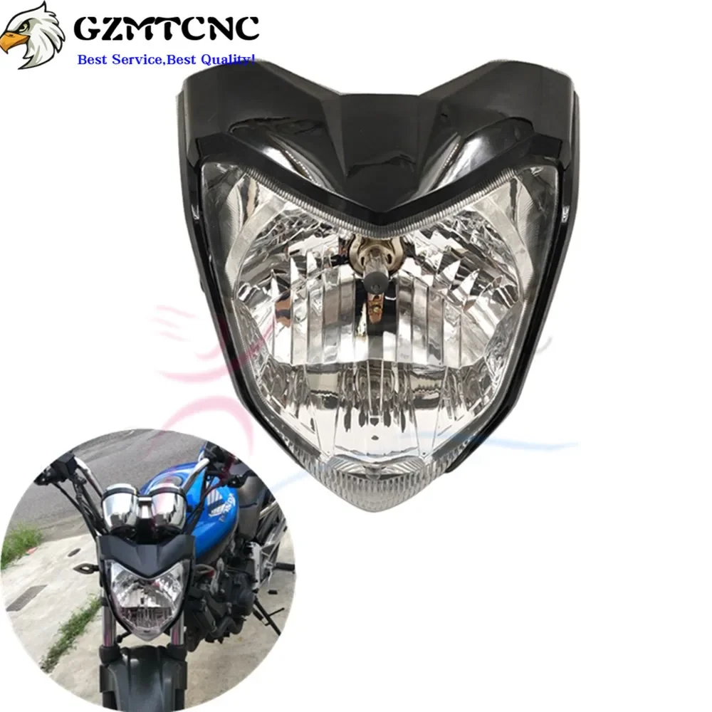 FZ16 FZ 16 Motorcycle Black Front Headlight Headlamp Assembly Head Light Lamp Bracket For Yamaha Byson FZ-16 FZER150 YS150