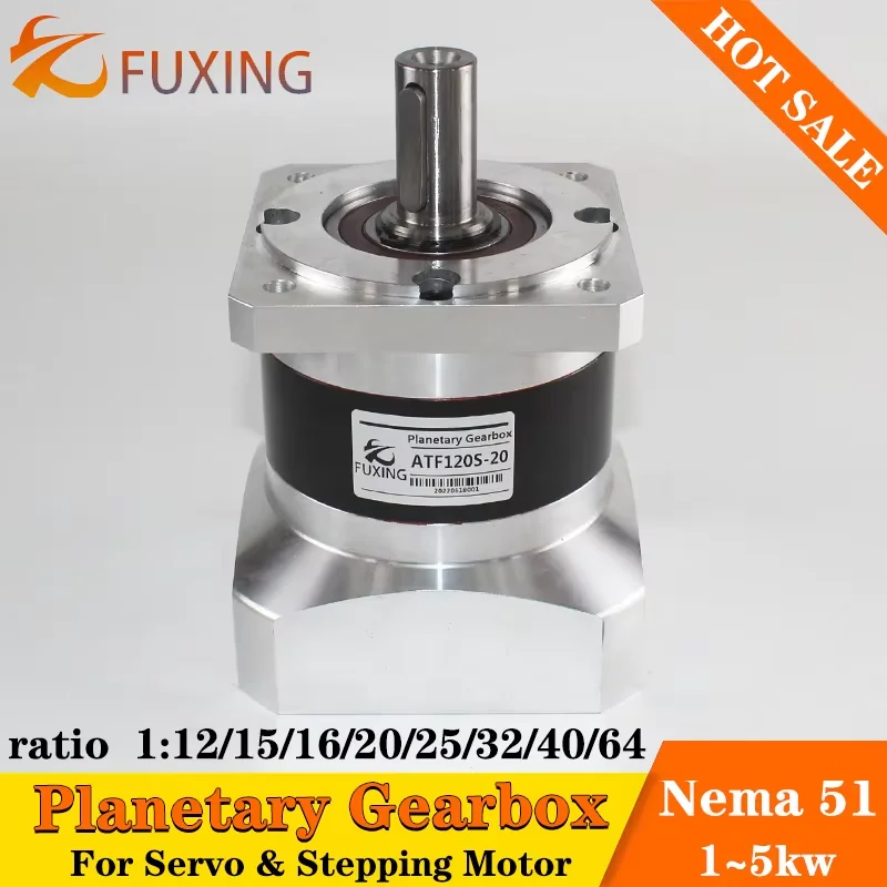 

Соотношение 120PLF 15:1 20:1 25:1 40:1 для шагового двигателя Nema 51 или 130 мм 1 2 3 4 5 кВт, прецизионный планетарный редуктор