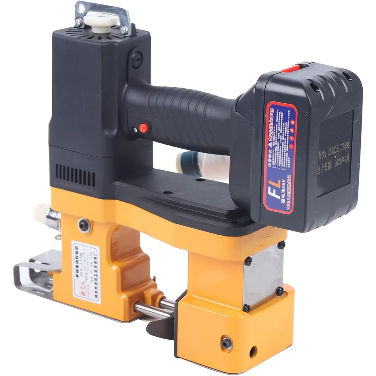 

Portable Electric Sewing Machine, 36V Wireless Industrial mini Sewing Machine Single Line Dynamic Sewing Machine with Lithium