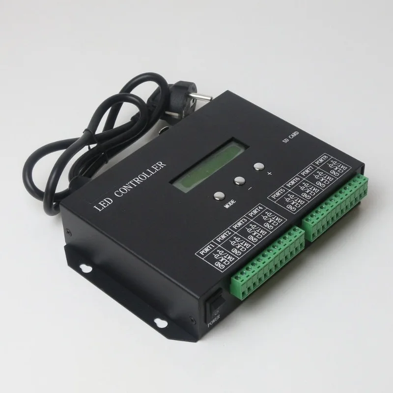 Professional H803SA lighting controller, bar serial control console, AC synchronous colorful light strip controller