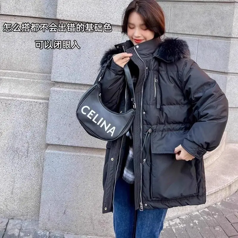 Winternieuw donsjack voor dames Commuter Hoodie Oversized Parker donsjack