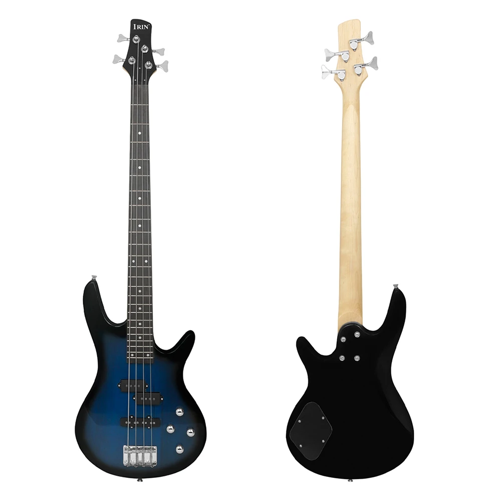 IRIN 4 Strings Electric Bass Guitar 24 Frets Maple Body Bass Guitar Guitarra With Cable Speaker Strings Bag Parts & Accessories