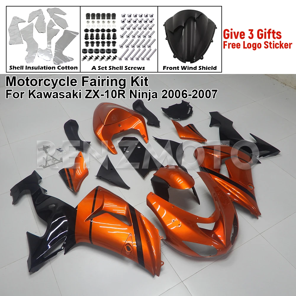 

Motorcycle Fairing Set Body Kit Plastic For 2006 2007 KAWASAKI NINJA ZX-10R Accessories ABS Injection Bodywork