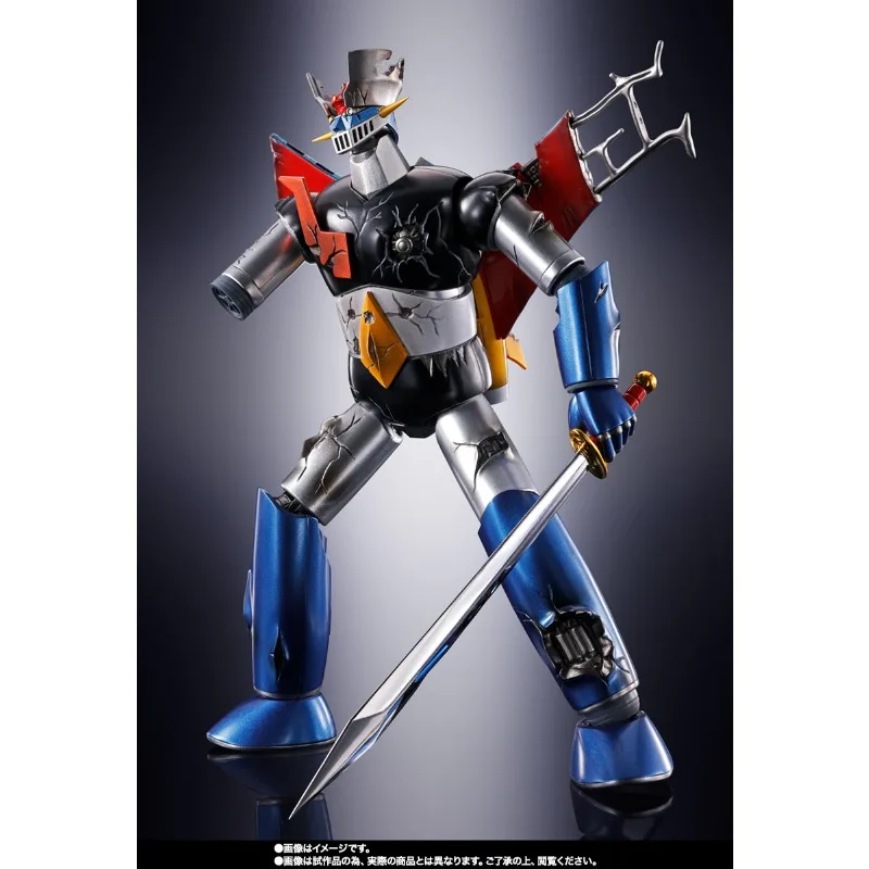 오리지널 반다이 재고 있음 SOUL OF CHOGOKIN GX-105D Mazinger Z -KAKUMEI SHINKA- DAMAGE VERSION 애니메이션 액션 피규어 장난감 모델 키드