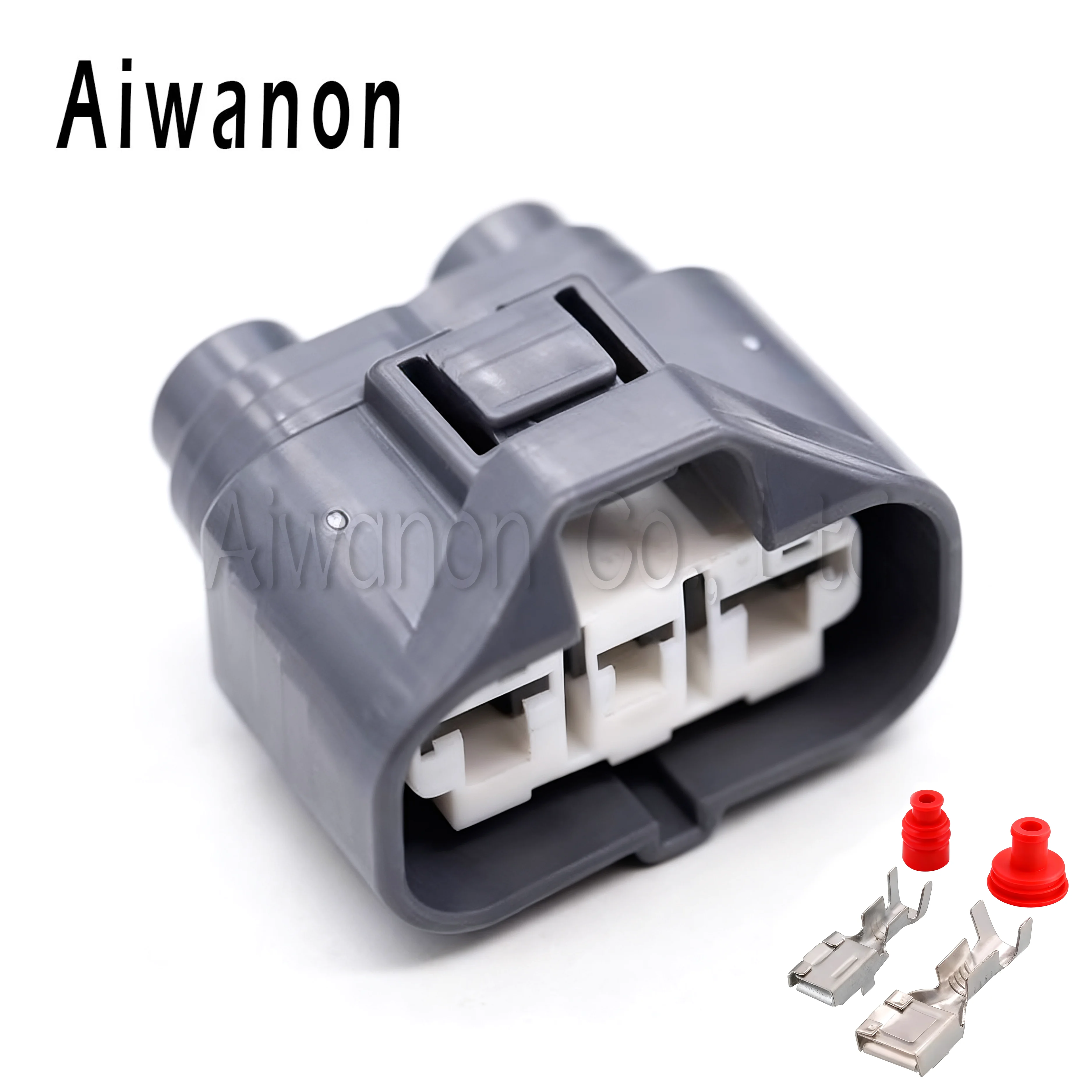 1 Set 3 Pin Car Fan Motor Electrical Cable Connectors Waterproof Female Wire Harness Plug 6189-0588