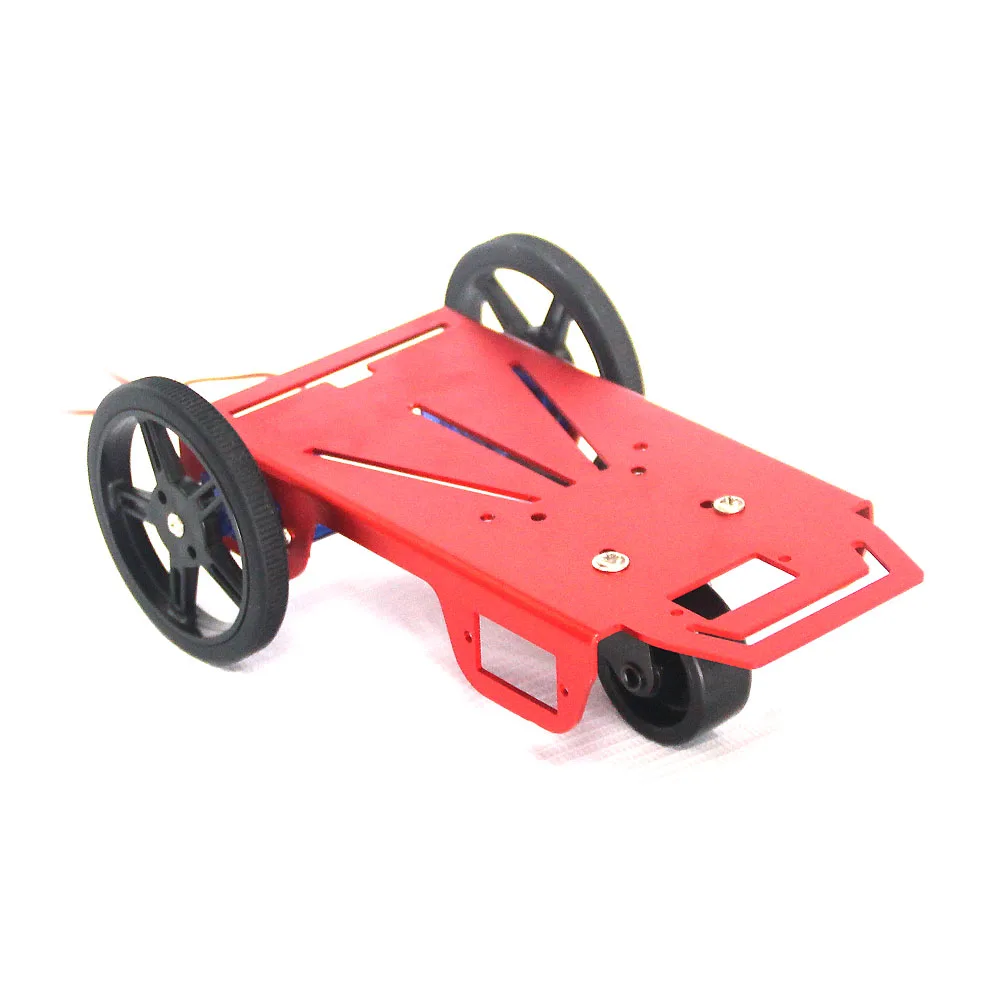 5 pièces Feetech 2WD Mini Robot RC plate-forme Mobile châssis Kit électronique bricolage à piles jouet pour les fins éducatifs