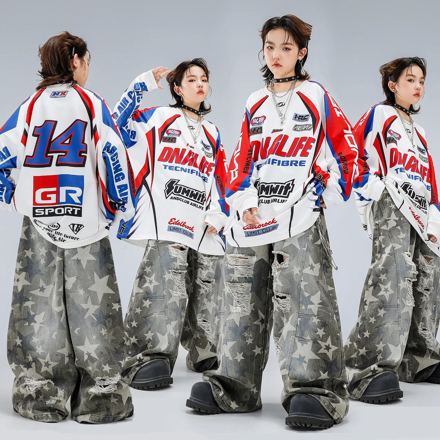 

Толстовка с граффити в стиле хип-хоп для мальчиков, брюки-карго, джоггеры для уличных танцев, уличная одежда K-pop для девочек, комплект детской джазовой одежды, детский костюм