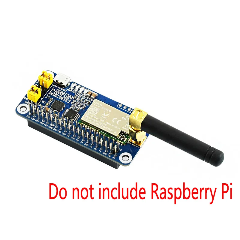 Raspberry Pi SX1262 LoRa HAT 915 МГц Частотный диапазон для Америки, Океании, Азии