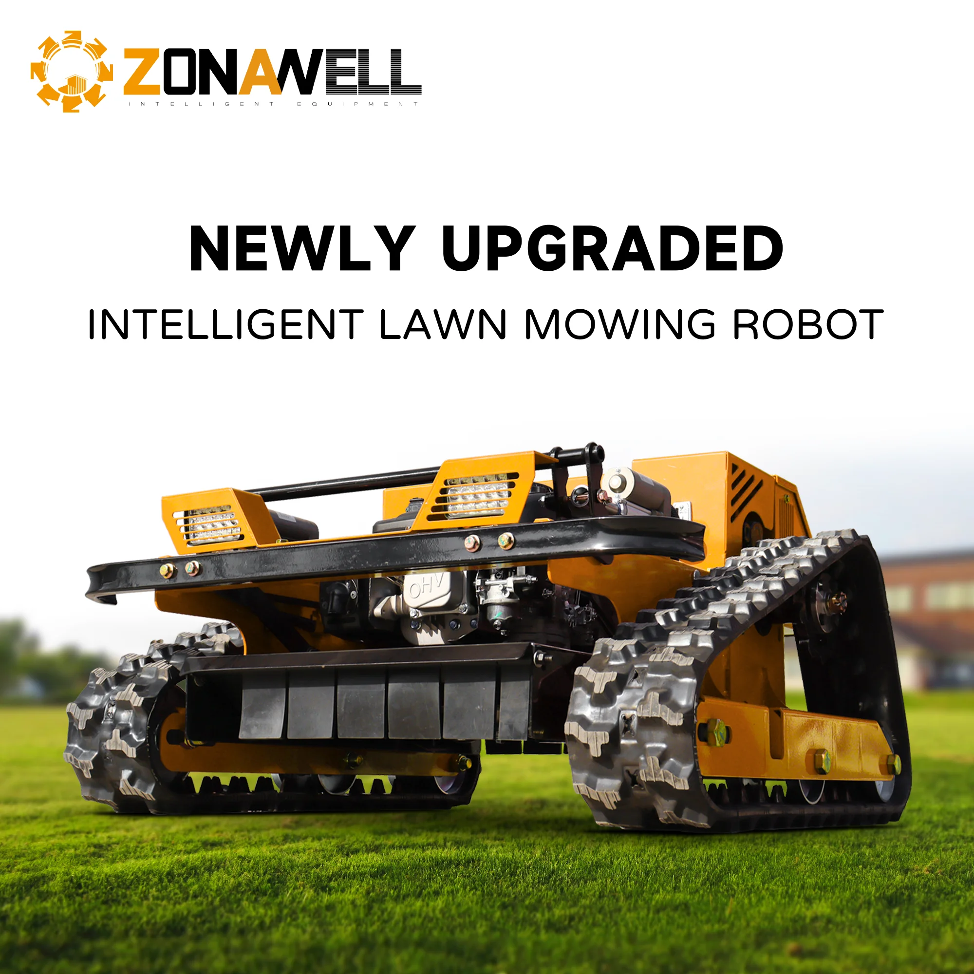 

High-Performance Self-Propelled Gas Lawn Mower 500MM Cutting Width 45° Angle Farming Machinery Wear-Resistant Blade Customized