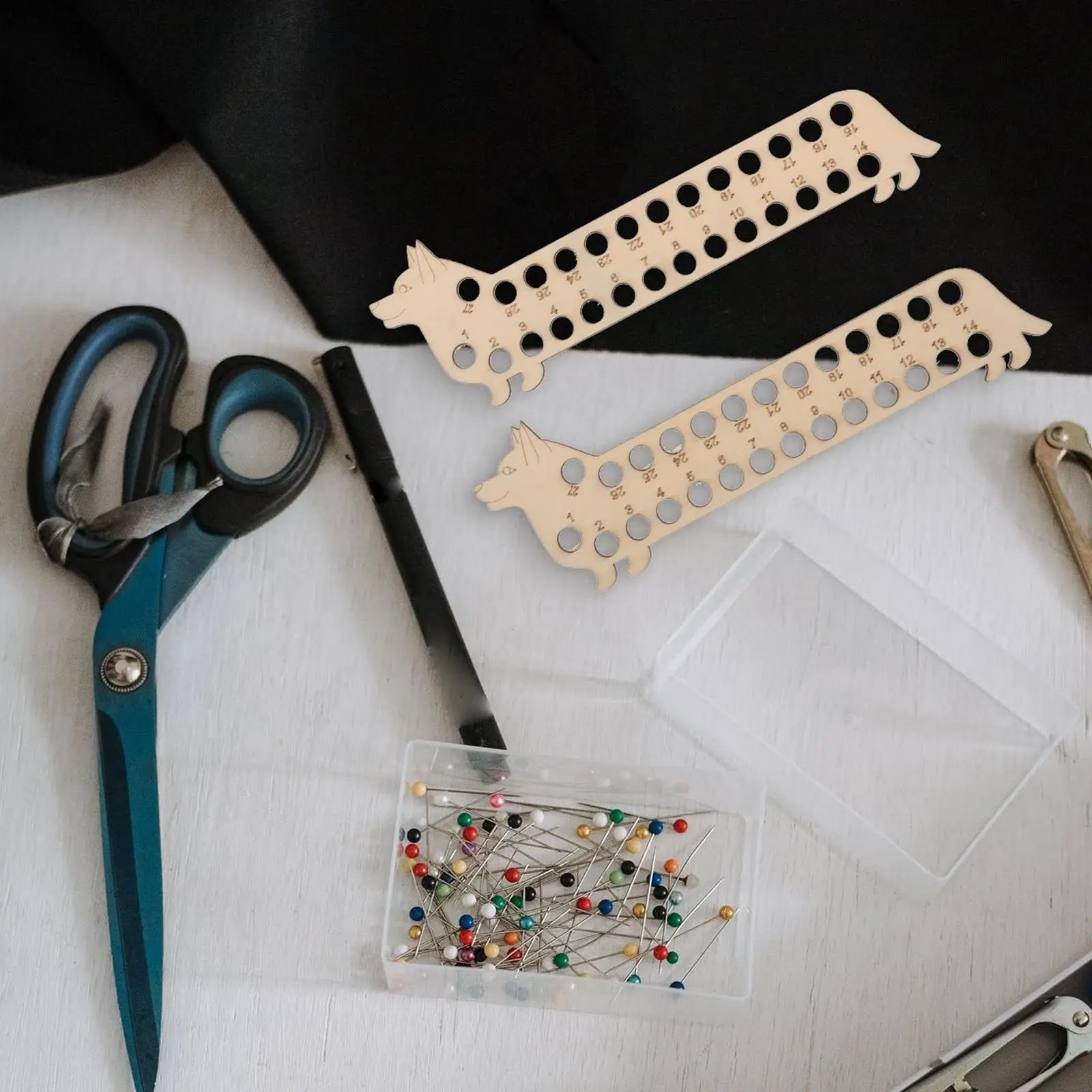 

Набор из 2-х премиальных деревянных досок для намотки ниток для вышивания крестиком, удобный органайзер для швейных ниток, держатель для катушек с пряжей