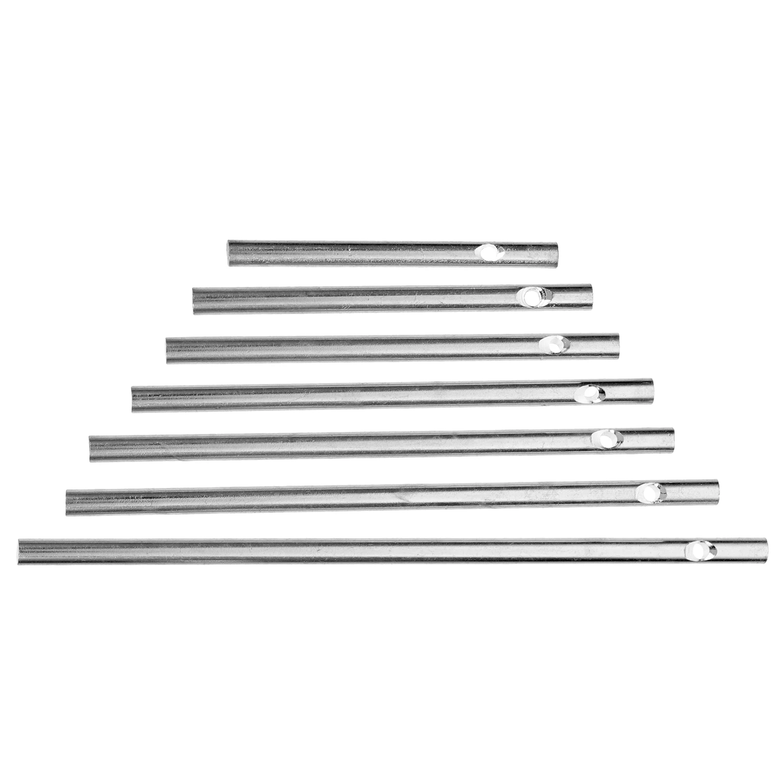 

7pcs Wind Chime Aluminum Tubes DIY Metal Supplies Durable Decor Garden Patio Yard Parent-Child Gift Aluminum Rods for Chimes