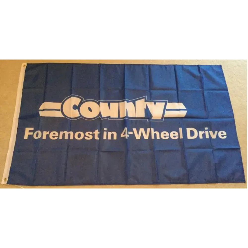 2X3FT County flag with 3x5ft custom any banner flag