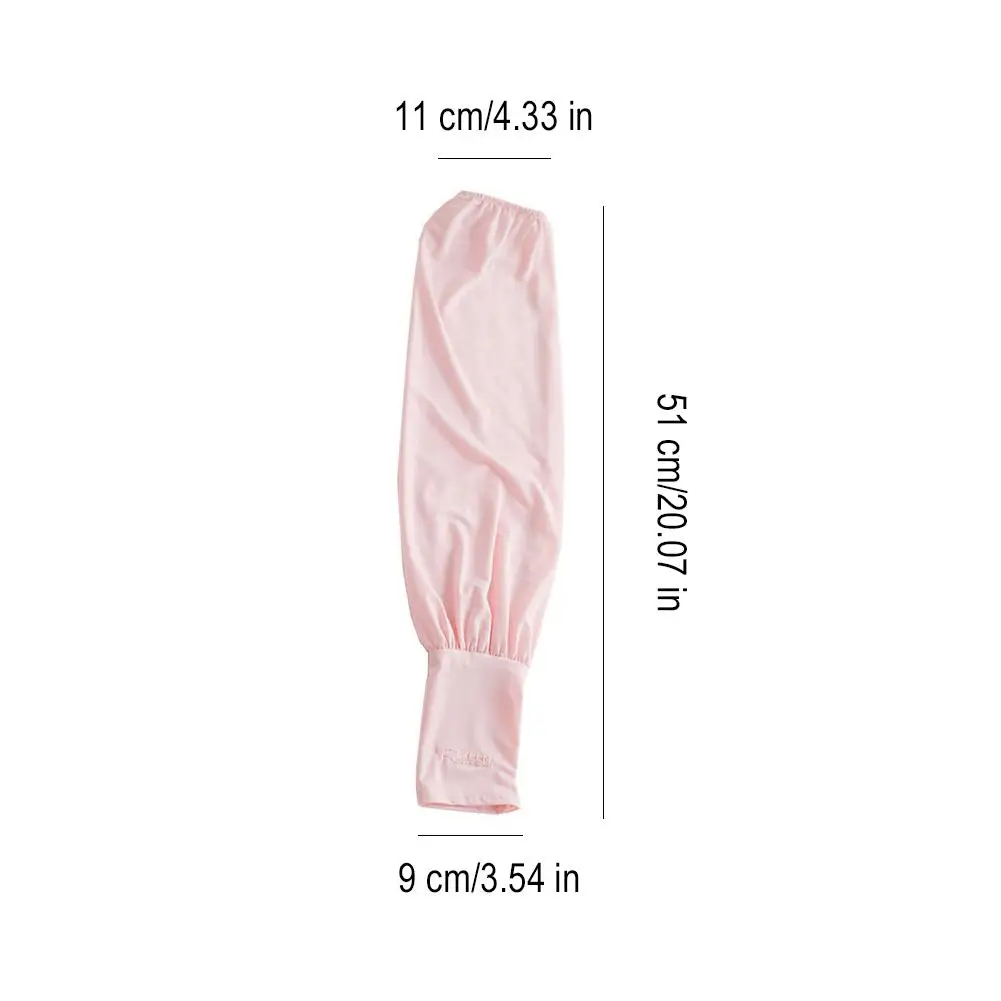 1 Pair Sun Protection Sleeves with Thumb Hole UV Cooling Arm Women for Driving Golfing Fishing Cycling Hiking Outdoor Sport