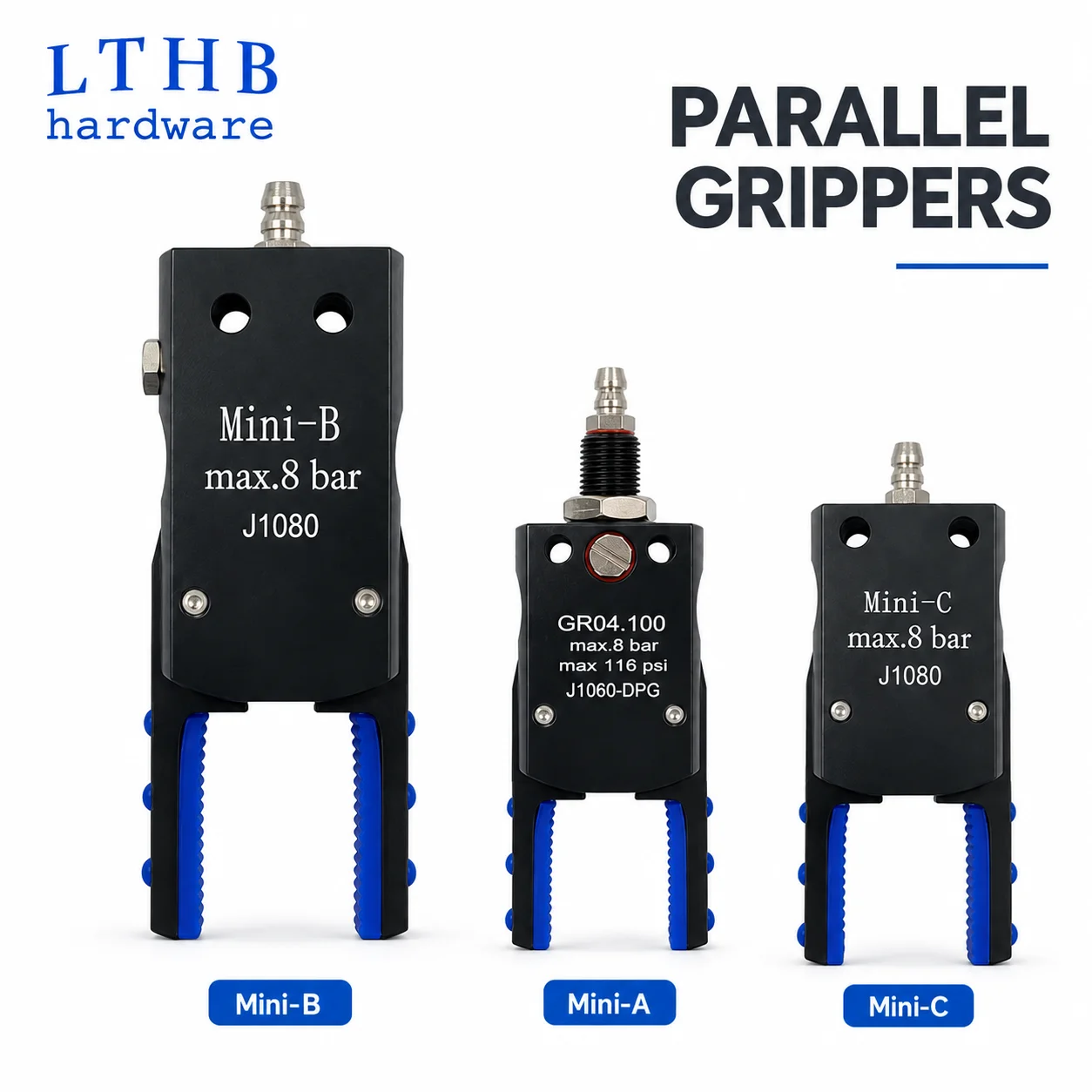 Pneumatic Gripper Non-standard Parallel Fixture with Silicone Rubber Injection Molding Machine Accessories Manipulator Clamper