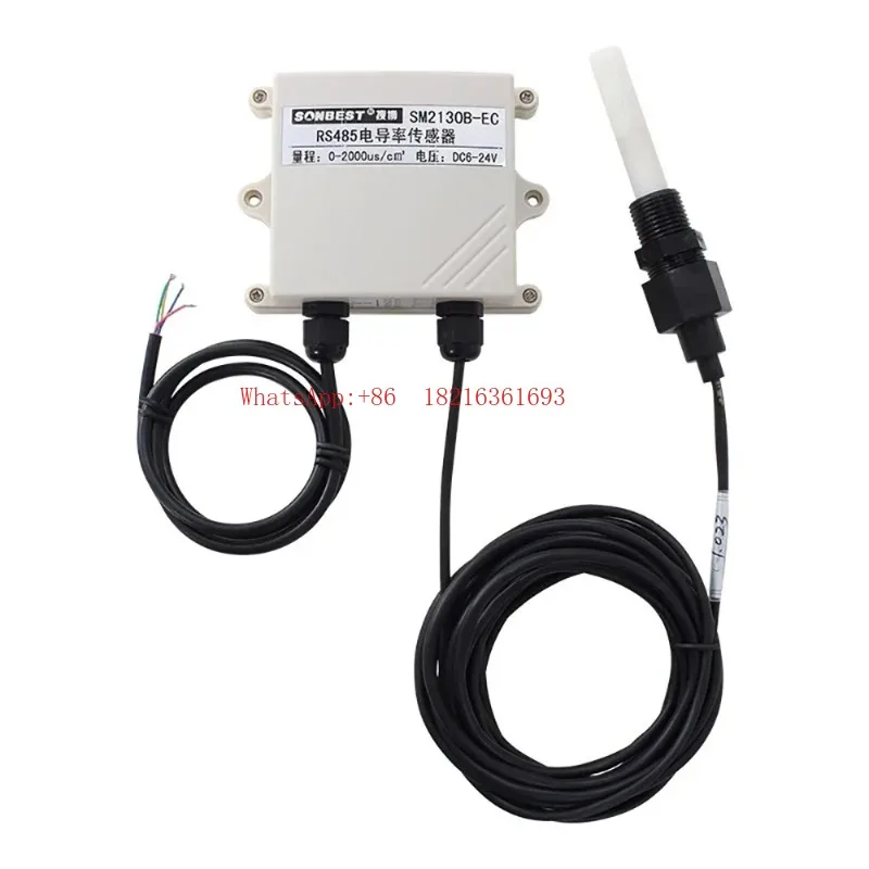 Limited Offer RS485 0-5V 4-20MA Conductivity Sensor High Precision Liquid Conductivity Transmitter EC Value Sensor Current Vol