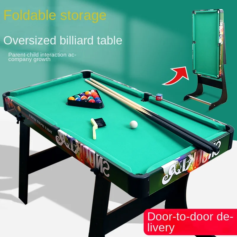 Zl Foldable Pool Table Children Mini Adult Indoor Billiard Table