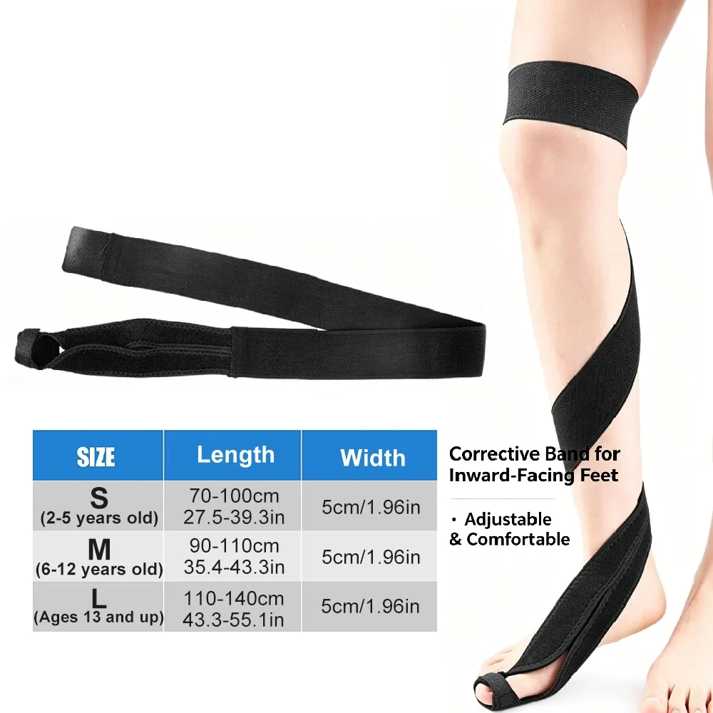 1/2PCS Children Posture Correction Leggings, Gait Training Support Brace for Kids Knee Internal Rotation, Walking Leg Alignment