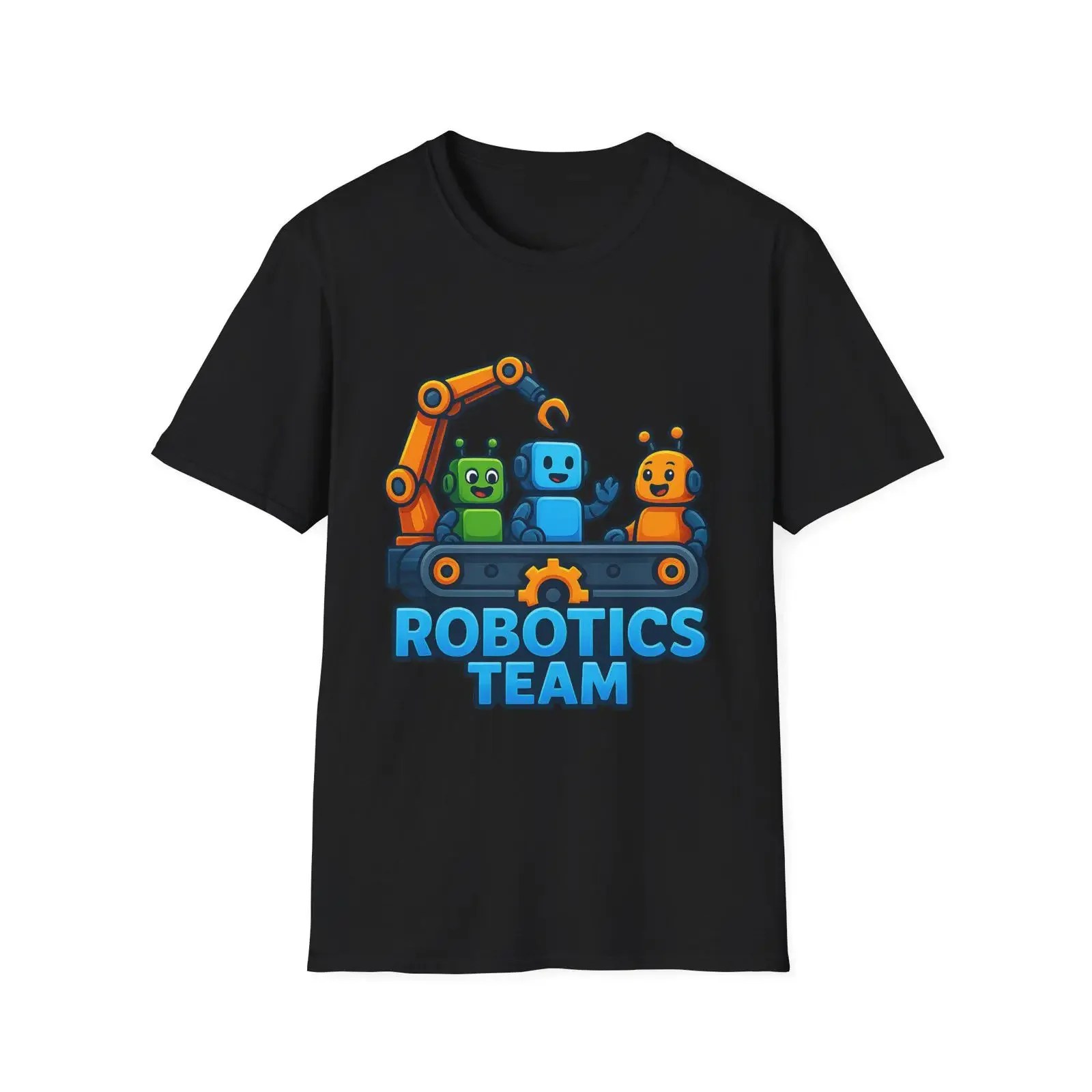 Robotics Team Pixel Crew T Shirt Retro Arcade Conveyor Belt Bot Builder vintage Washed Slightly Stretched designer clothes