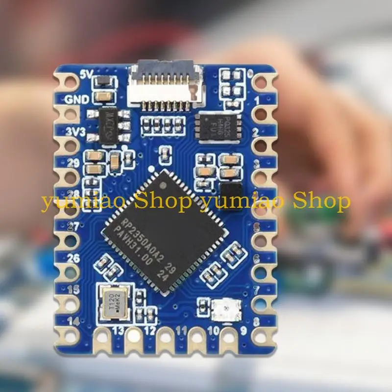 587b eficiente RP2350 Tiny Dev Board con interfaz FPC8PIN integrada y compatibilidad con USB Type C