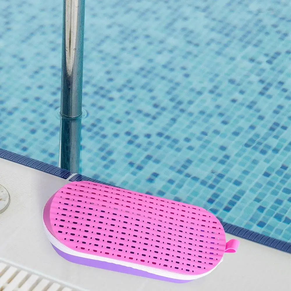 حافظة نظارات السباحة المصنوعة من السيليكون، صندوق حماية نظارات السباحة المقاوم للماء، ناعم مع حلقات تسلق صندوق تخزين نظارات الشمس