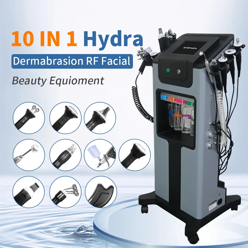

10 in 1 Hydradermabrasion Machine Deep Cleansing Blackhead Removal Anti-Aging Skin Rejuvenation Beauty Spa Salon Equipment