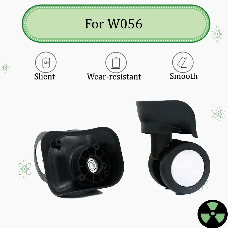 

For W056 Library-Quiet Luggage Wheels Ultra-Smooth 360° Rotating Replacement Wheels Premium Luggage Silent Rolling