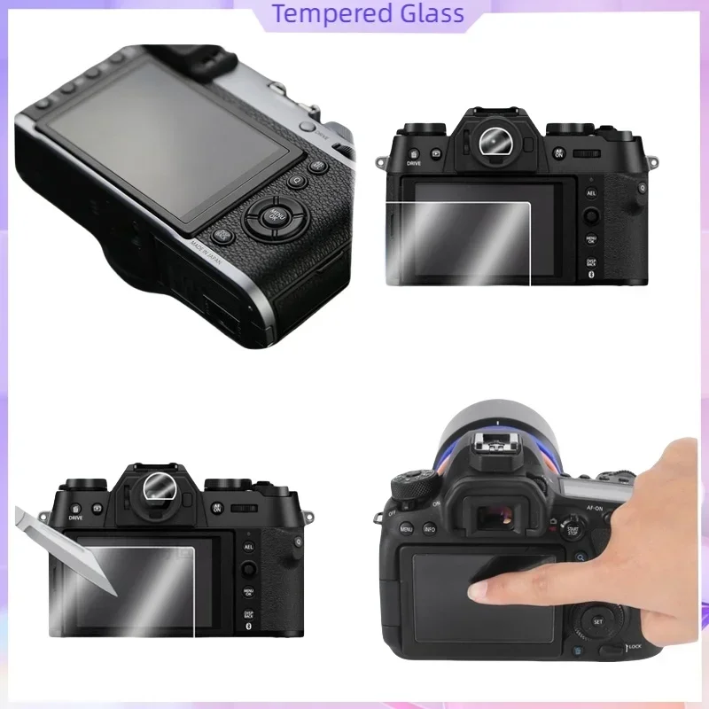 For Canon 650D Tempered Glass Screen Protector LCD Protective Film 9H Hardness HD Clear Anti-Scratch Camera Protective Display