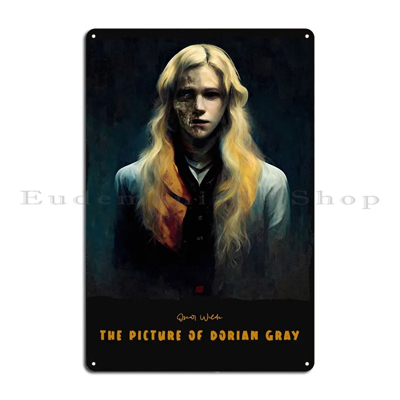 The Picture Of Dorian Gray Metal Plaque Poster Bar Cave Designer Plaques Retro Sign Tin Sign Poster