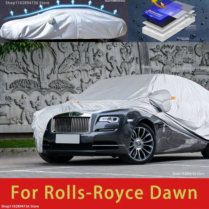 

For Rolls-Royce Dawn Outdoor Protection Full Car Covers Snow Cover Sunshade Waterproof Dustproof Exterior Car accessories