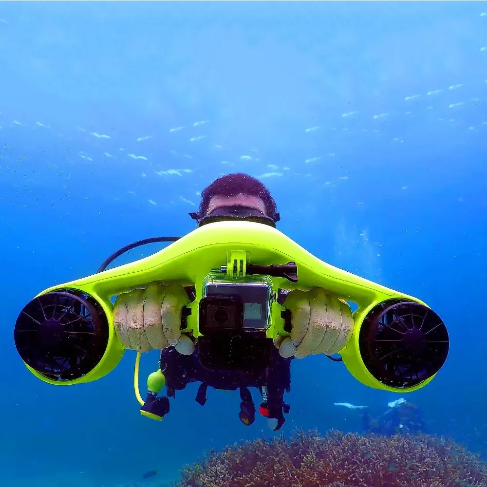 Electric Handheld Underwater Jet Scooter, Battery Powered Water Propeller for Swimming Diving Pool