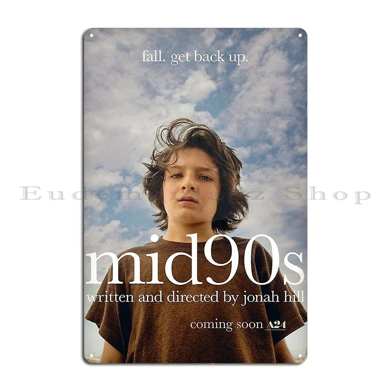 884 Movie Skate Mid 90s Poster Classic 90's Stylised Metal Signs Decoration Iron Cinema Wall Custom Tin Sign Poster