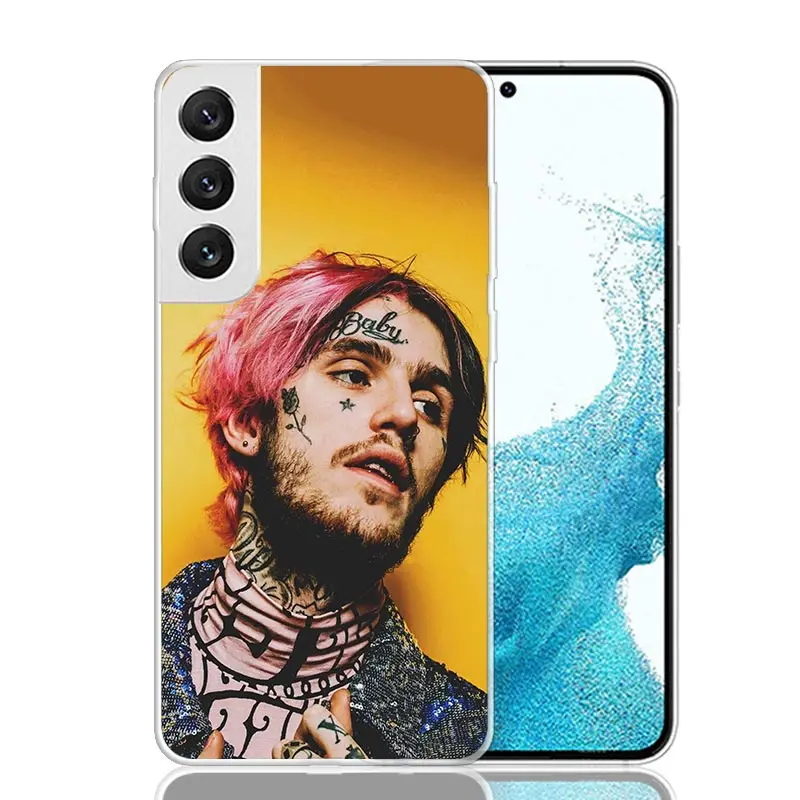 Lil Peep Singer Phone Case For Samsung Galaxy S25 S24 S23 S22 S21 FE S20 Ultra S10 Plus Art Customized Coque Capa S24 S23 S22 S2