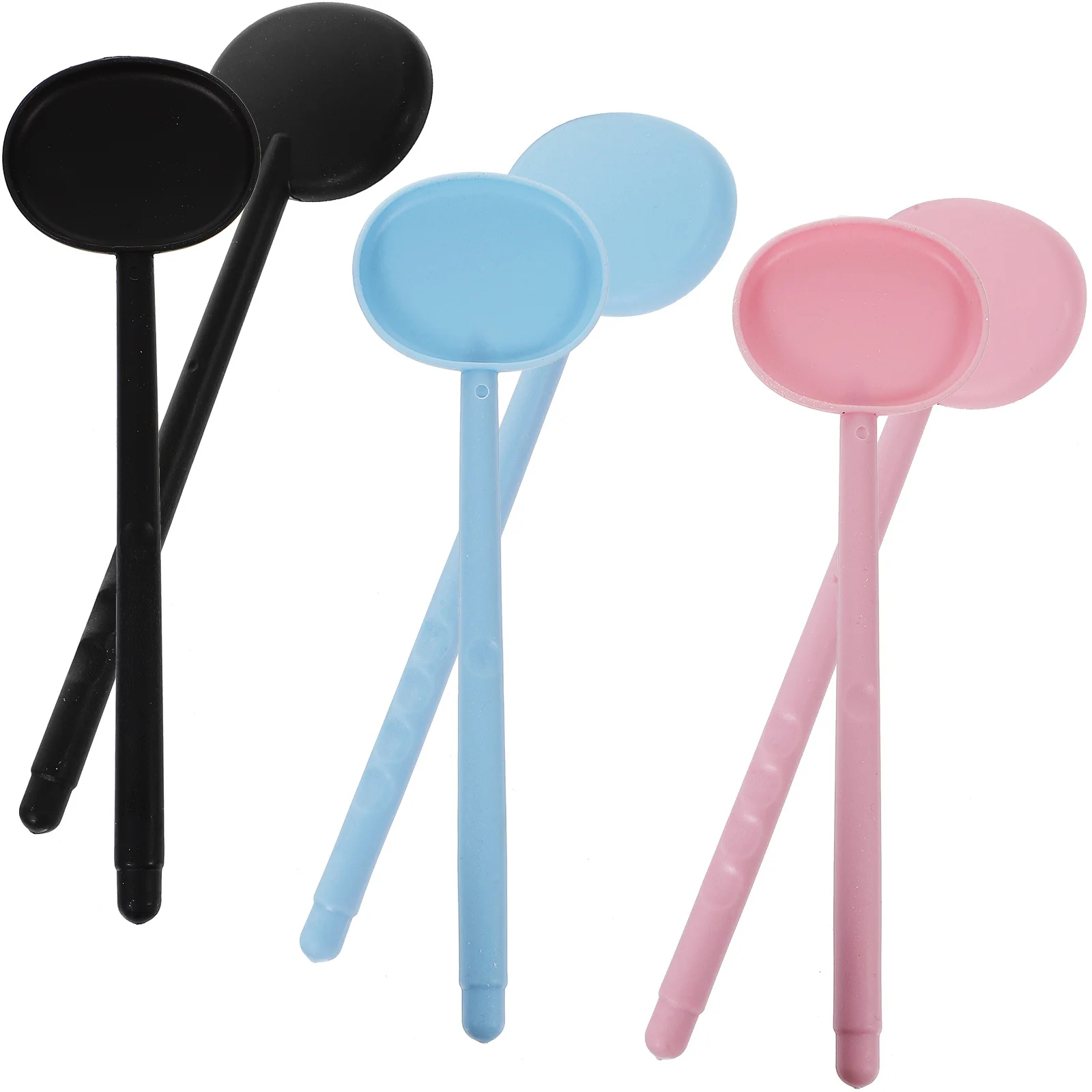 

6Pcs Ophthalmic Eye Occluder Handheld Plastic Vision Test Tool for Optometrist School Occluder Test Tool