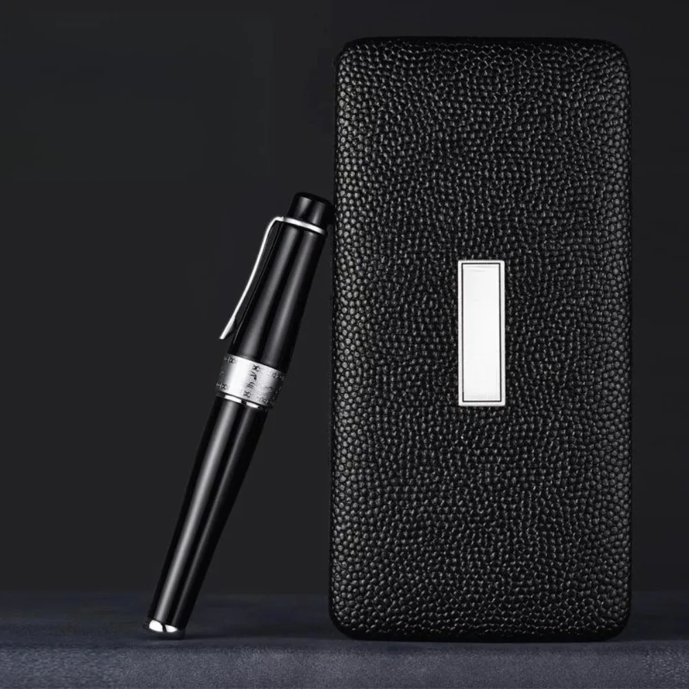 For Duke 2009 Black Unique Heavy-Feel Big Holder Fountain Pen - Memory Charlie Chaplin Series Style Luxury Business Men's Pen