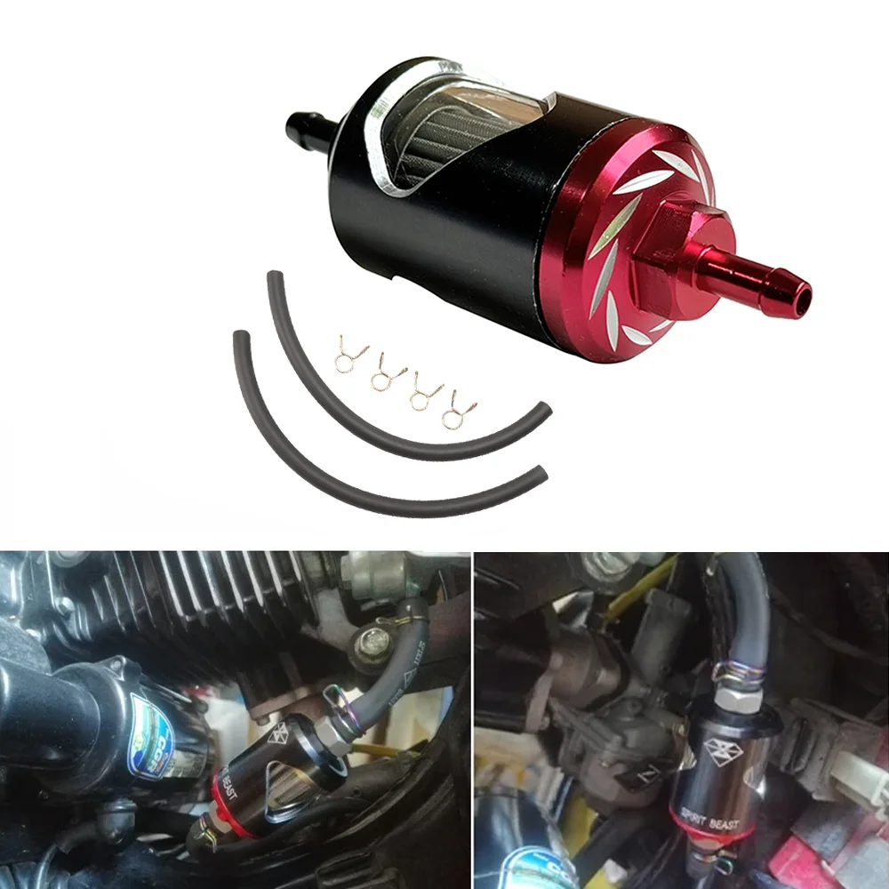 

Universal motorcycle fuel filter Motorcycle engine inline carb fuel gas filter Motorcycle oil filter