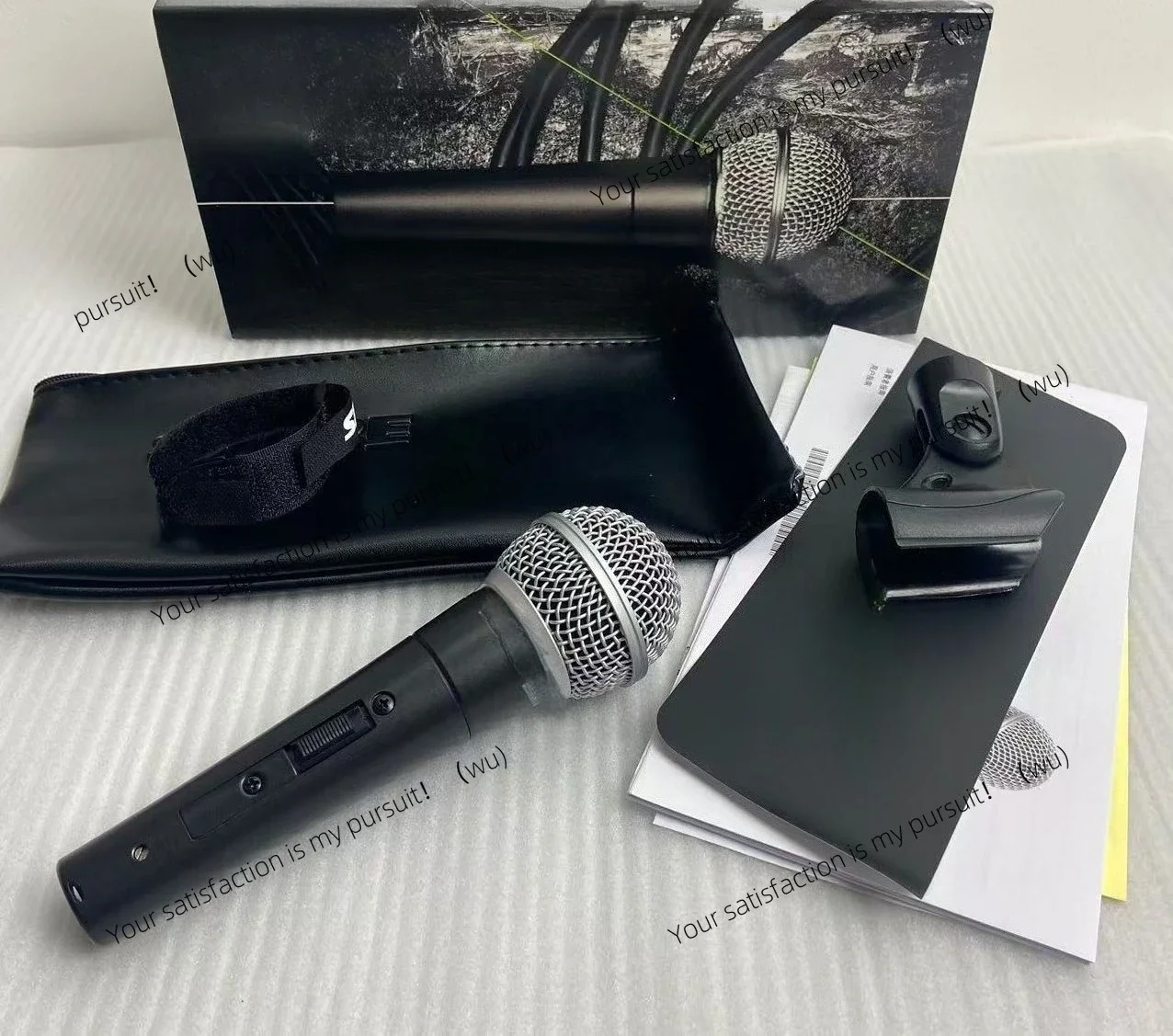 ZOCI-High quality suitable for SM58S dynamic wired microphone with switch performance stage live recording outdoor microphone
