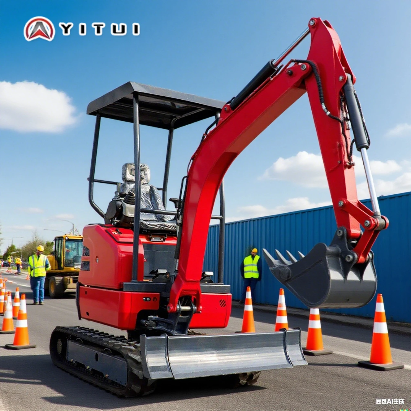 Miniescavadeira multifuncional personalizada de 2,0 toneladas Ce Epa Euro 5 Kubota Motor Miniescavadeira Entrega rápida