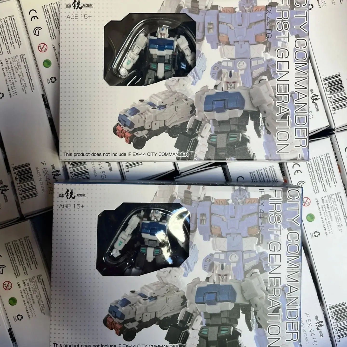 مصنع الحديد IF EX-44FG الجيل الأول قائد المدينة الأبيض بابل التحول مزيج لعبة جمع هدية